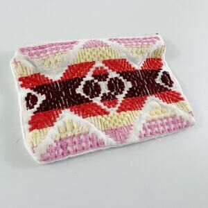 Sweetees Embroidered Cotton Boho Print Accessory / Jewelry Pouch Bag